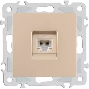 Розетка Ethernet RJ-45 Arte Milano am-206 206.45-1.shampan