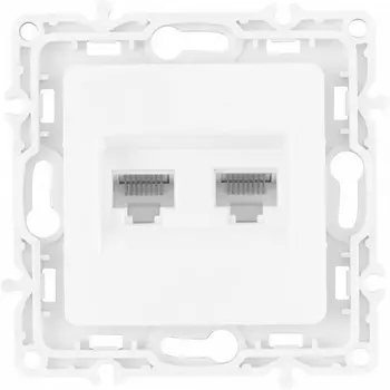 Розетка Ethernet RJ-45 Arte Milano am-217 217.45-2.white