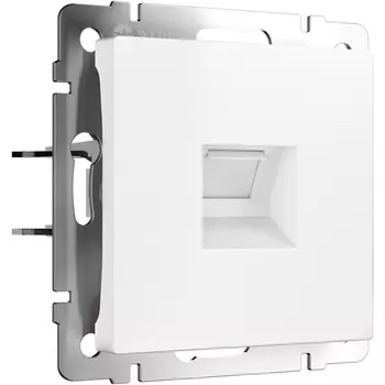 Розетка Ethernet RJ-45 (белый матовый) Werkel W5120001