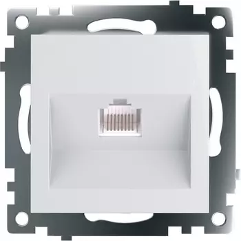 Розетка Ethernet RJ-45 (белый) Stekker Катрин 39305