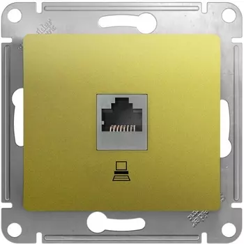 Розетка Ethernet RJ-45 (фисташковый) Systeme Electric GSL001081K