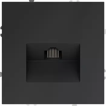 Розетка Ethernet RJ-45 (графит) Voltum S70 VLS060107