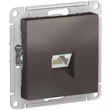 Розетка Ethernet RJ-45 (мокко) Systeme Electric AtlasDesign ATN000683