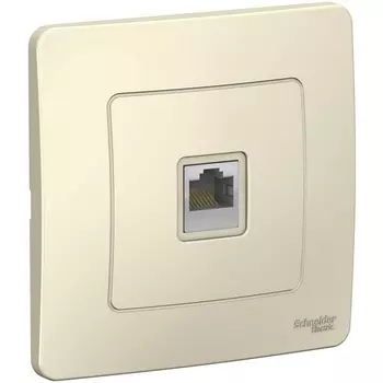 Розетка Ethernet RJ-45 (молочный) Systeme Electric Blanca BLNIS045002