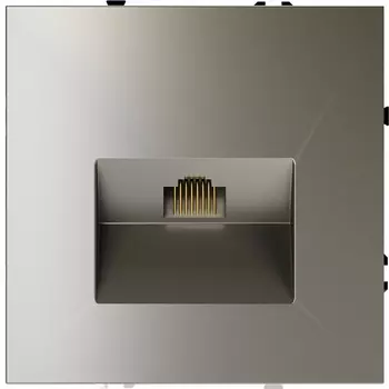 Розетка Ethernet RJ-45 (шелк) Voltum S70 VLS060104