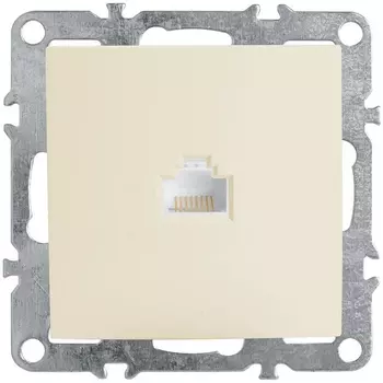 Розетка Ethernet RJ-45 (слоновая кость) Stekker Эрна 39325