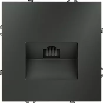 Розетка Ethernet RJ-45 (титан) Voltum S70 VLS060106