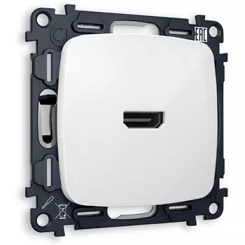 Розетка HDMI (белый глянец) Ambrella Volt QUANT MO114010