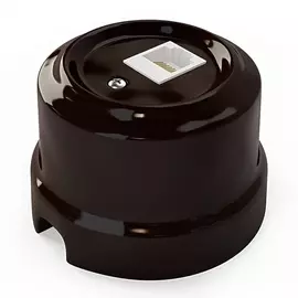 Розетка RJ-45 цвет коричневый 32012 (Lindas)