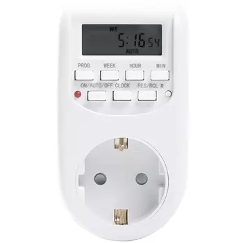 Розетка с таймером Feron TM26 41815 недельная электронная мощность 2300W/10A