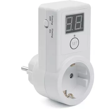 Розетка с таймером Feron TM61 41816 обратного отсчета электронная мощность 2300W/10A