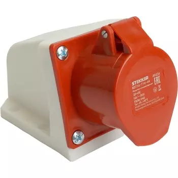 Розетка с защитной крышкой Stekker ST 49434