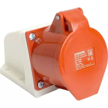 Розетка с защитной крышкой Stekker ST 49437