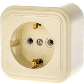 Розетка с заземлением Duwi PALAZZO 26407 1