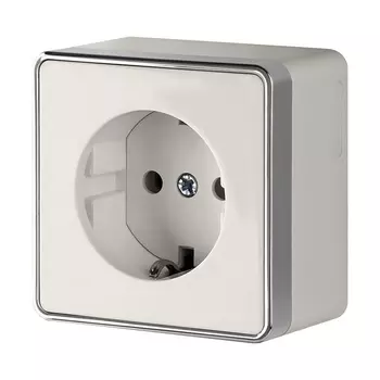 Розетка с заземлением Gallant (слоновая кость) Werkel W5071003 (a051552)