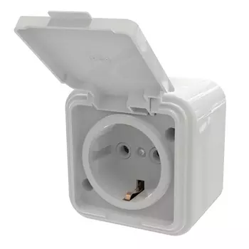 Розетка с заземлением и крышкой Duwi PALAZZO 26418 7