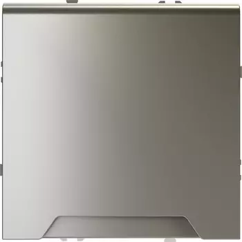 Розетка с заземлением, шторками и крышкой (шелк) Voltum S70 VLS040304