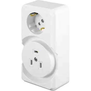 Розетка с заземлением Stekker 39826