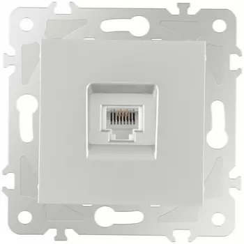 Розетка телефонная RJ-11 Arte Milano am-203 203.51-1.silver