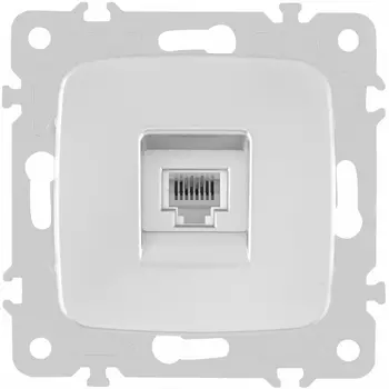 Розетка телефонная RJ-11 Arte Milano am-205 205.51-1.silver