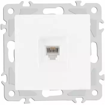 Розетка телефонная RJ-11 Arte Milano am-206 206.51-1.white