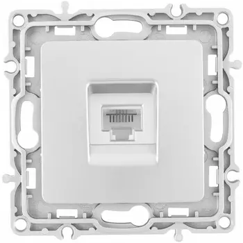 Розетка телефонная RJ-11 Arte Milano am-217 217.51-1.silver