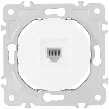 Розетка телефонная RJ-11 Arte Milano am-202 202.51-1.white