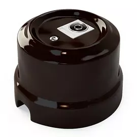 Розетка TV цвет коричневый 32512 (Lindas)