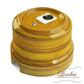 Розетка TV декор Бамбук 32525 (Lindas)