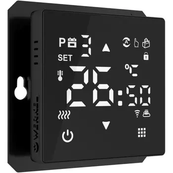 Умный сенсорный терморегулятор для теплого пола (черный) Werkel W1151208 (a056754)