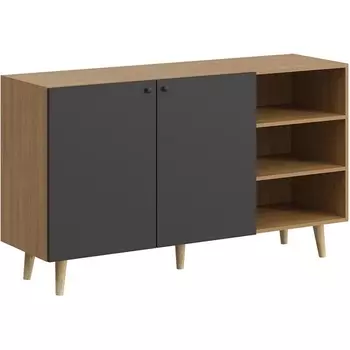 Сервант Frida ОГОГО (арт.838923), (ЛДСП/Черный) ОГОГО Обстановочка!