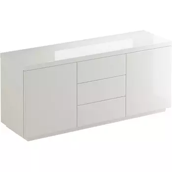 Сервант Kristal ОГОГО (арт.330755), (ЛДСП/Белый) ОГОГО Обстановочка!