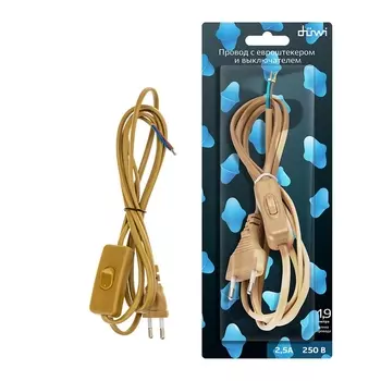Сетевой шнур с вилкой и выключателем duwi 24516 2 Duwi