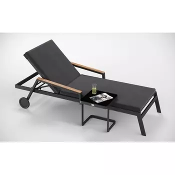 Шезлонг Gardenini Sogno S (Алюминий,Ткань/Темно-серый,Антрацит) SSGNS.010500.N3