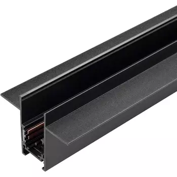 Шинопровод 1м под гипсокартон встраиваемый магнитный MAG-ORIENT-TRACK-2653-FDW-1000 (BK, FLAT) (Arlight, IP20 Металл, 3 года) 041436