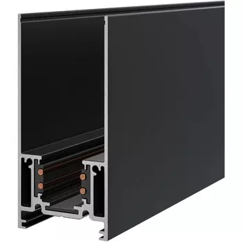 Шинопровод 1м S35 накладной/подвесной черный (магнитный) Maytoni Technical TRX004-211B