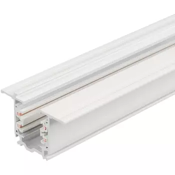 Шинопровод 220V встраиваемый LGD-4TR-TRACK-F-2000-WH-M (D) (Arlight, IP20 Металл, 3 года) 055354 (2 метра)