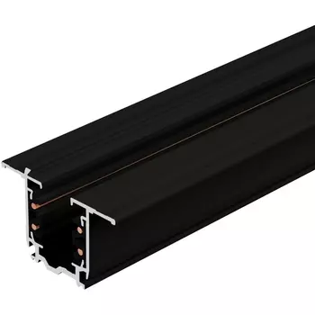 Шинопровод 220V встраиваемый LGD-4TR-TRACK-F-3000-BK-M (D) (Arlight, IP20 Металл, 3 года) 055351 (3 метра)