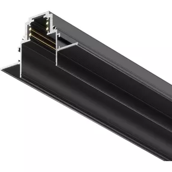 Шинопровод под гипсокартон 48V 2м S35 встраиваемый черный (магнитный) Maytoni Technical TRX004-222B