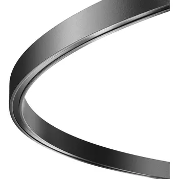 Шинопровод модульный подвесной магнитный 24V Flarity круглый черный 80 см Maytoni Technical Busbar trunkings Flarity TRX154-R-D800-B