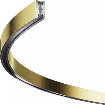 Шинопровод модульный подвесной магнитный 24V Flarity полукруг латунь 80 см Maytoni Technical Busbar trunkings Flarity TRX154-SR-D800-BS