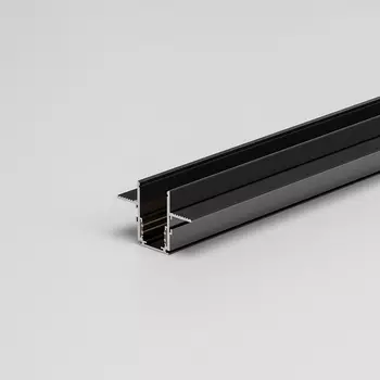 Шинопровод магнитный 48V встраиваемый под ГКЛ 12,5мм (черный) Elektrostandard Slim Magnetic 85207/00 (2 метра)
