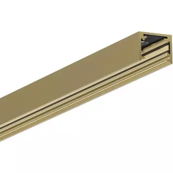 Шинопровод 1м магнитный накладной (подвесной) Denkirs Shine Base TR5710-SB 1м, 48V сатинированная латунь