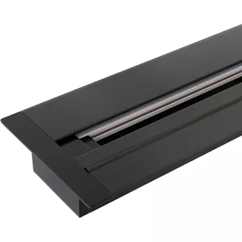 Однофазный шинопровод встраиваемый 220V Elektrostandard Track Rail BK Recessed TRLM-1-100-BK