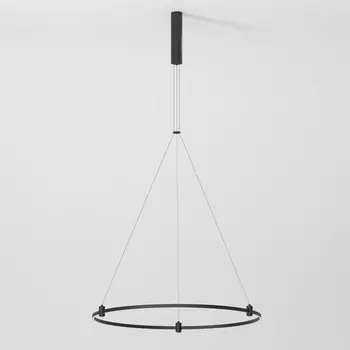 Шинопровод подвесной низковольтный с тросовыми креплениями 24V Elektrostandard Esthetic Magnetic 85138/00 Round (черный)