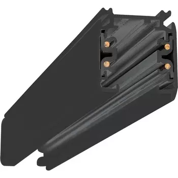 Шинопровод трехфазный алюминиевый накладной/подвесной 220V, 2 м, черный Donolux Pro-track DL0201182 M