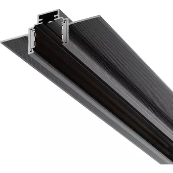 Шинопровод под гипсокартон встраиваемый магнитный 48V черный 2м Maytoni Technical Busbar trunkings Exility TRXM034-422B