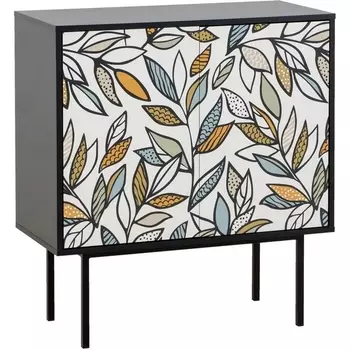 Шкаф Boho Color низкий ОГОГО (арт.599535), (ЛДСП/Черный) ОГОГО Обстановочка!