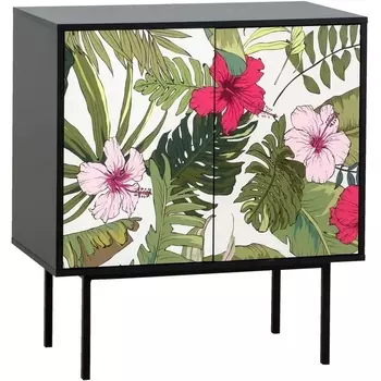 Шкаф Boho Color низкий ОГОГО (арт.599538), (ЛДСП/Черный) ОГОГО Обстановочка!