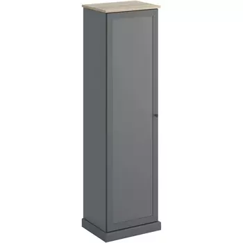 Шкаф Caprio однодверный ОГОГО (арт.463248), (ЛДСП,МДФ/Серый) ОГОГО Обстановочка!